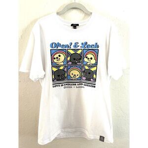 Open! X Bossini‎ Shirt L Love Is Endless And Ageless Collab